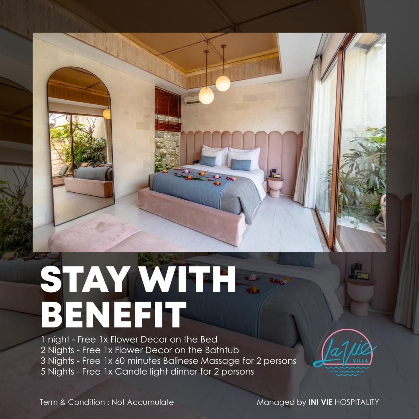 La Vie Villa Seminyak By Ini Vie Hospitality Легиан Стая снимка